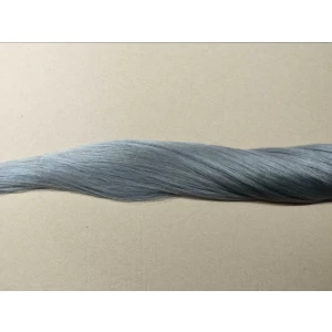 An tSín factory cheap price grey color  clip in hair extension déantóir