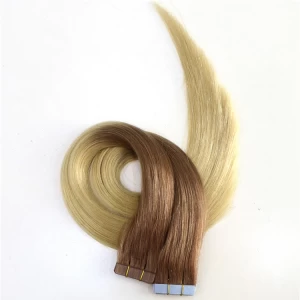 China factory price new arrival virgin brazilian indian remy human PU tape hair extension manufacturer