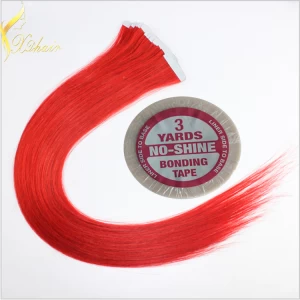 Cina factory selling grade 8a brazilian tape hair extension human hair produttore
