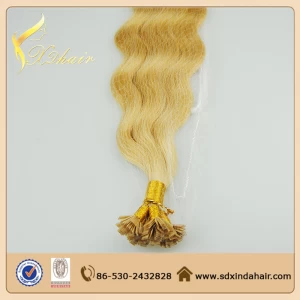 Cina flat tip cheap hair extension produttore