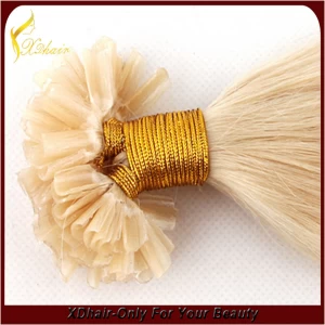 China grade 6A brazilian virgin hair tip hair extensioons fabrikant