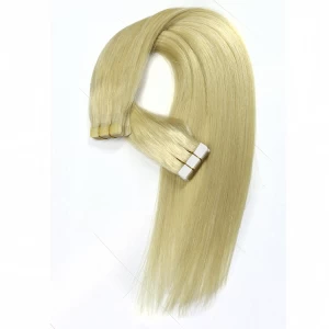 An tSín high grade hair all human virgin brazilian indian remy human PU tape hair extension déantóir