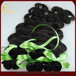 China hot selling top quality cheap remy body wave virgin brazilian hair extension manufacturer