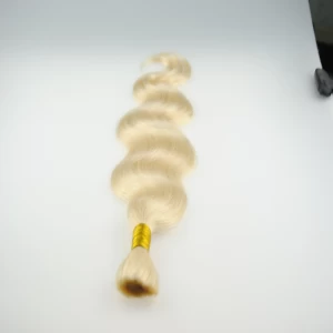 Chine human hair bulk extensions fabricant