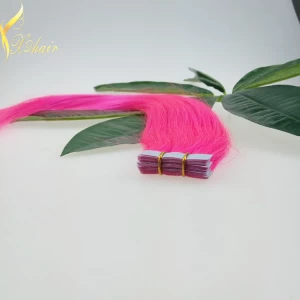 China human hair tape weft, tape hair extension manufacturer