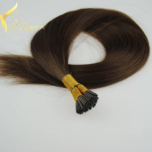 中国 i tip 100% virgin indian remy hair extensionsn 制造商