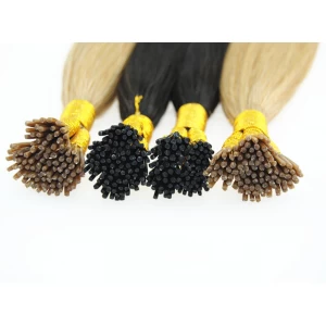 China i-tip/ pre-bonded human hair extension for black women,I-tip pre- bounded hair extension manufacturer