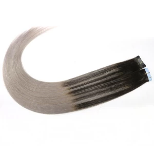 中国 italian keratin no chemical hair virgin brazilian indian remy human PU tape hair extension 制造商