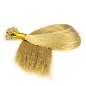 China medium brown #8 color aliexpress wholesale price virgin brazilian indian remy human hair seamless flat tip hair extension fabricante