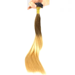 An tSín raw virgin unprocessed hair wholesale 100% brazilian hair seamless flat tip hair extension wholesale déantóir