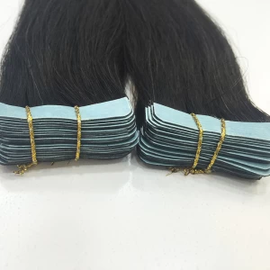 China remy brazilian tape in hair extentions fabricante