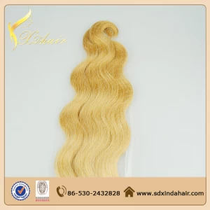 中国 remy cuticle tangle free italian keratin glue human flat tip hair 制造商