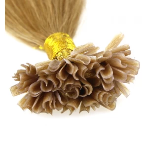 Cina remy hair extension cheap brazilian human hair ombre color U nail tip hair extension produttore