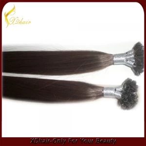 China remy u tip keratin bond hair extension manufacturer