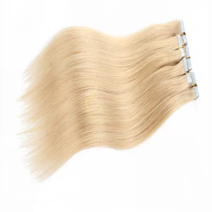中国 soft virgin remy human hair tape in/pu hair extensions for cheap brazilian hair メーカー
