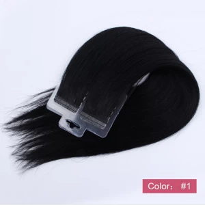 中国 strong tape good quality 100% remy indian hair tape in メーカー