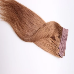 China unprocessed virgin brazilian hair wholesale,flip in hair extension fabricante