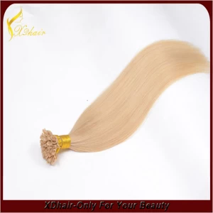 中国 wholesale cheap best quality 14-28 inches u tip hair 制造商