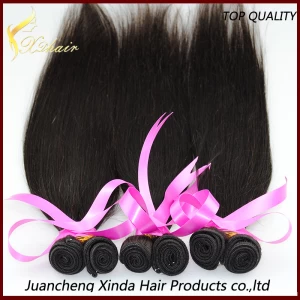 China wholesale pure indian remy human hair weft 6A grade 100% human hair weft manufacturer