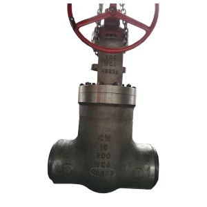 China 10 '' 900LB high pressure seal A217 WC6 with hand control, BW connection valve manufacturer