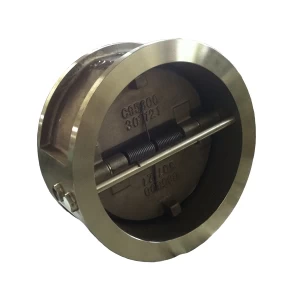 China 16'' 150LB ASTM B148 - C95800 wafer dual plate check valve manufacturer