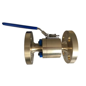 China 3/4'' 300LB  ASTM B148 UNS C95800 RPTFE seat FF reduced port floating level operated ball valve manufacturer