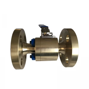 China 3/4'' 300LB ASTM B148 UNS C95800 aluminum bronze nickel RPTFE seat FF reduced port floating level operated ball valve manufacturer