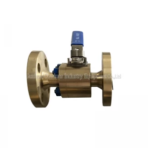 China 300LB 3/4'' ASTM B148 UNS C95800 RPTFE seat FF reduced port floating level operated ball valve manufacturer