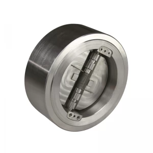 porcelana Válvula de retención de oblea de placa doble de circonio de 6 '' 150LB fabricante