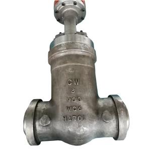 China 8'' 900LB  A217 WC6 High pressure High temperature BW end gate valve manufacturer