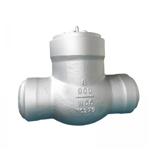 China 8'' 900LB WC6 High temperature high pressure seal BW check valve manufacturer