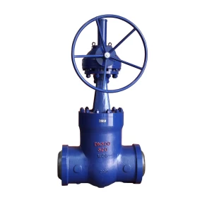 China DN300 PN320 WC6 High temperature high pressure seal BW gate valve manufacturer