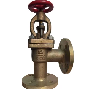 China DN32 PN25 bronze handle wheel angle type SDNR globe valve manufacturer
