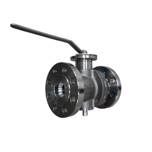 China Level operated 2'' 300LB A494 CW 6MC trunnion mounted full port RF ends 2 pc ball valve manufacturer