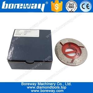 China 100mm kontinuierliche Rand-Schneckenschloss-Diamantschale-Schleifscheibe Großhändler für Granit, Marmor und andere Steine ​​geeignet Hersteller