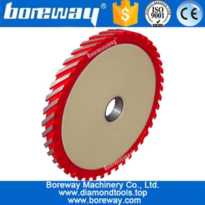 Cina 14 "ruota di fresatura silenziosa del diamante da 350mm per la pietra del granito di profilatura produttore