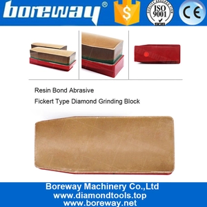 China 240# Diamond Resin Fickert Bond Abrasive Tool For Grinding Granite Slabs manufacturer