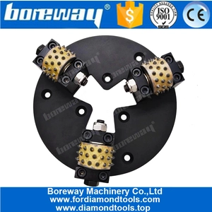 China 230MM 3 Rollen Bush Hammerplatte des Schleifers HTC Hersteller
