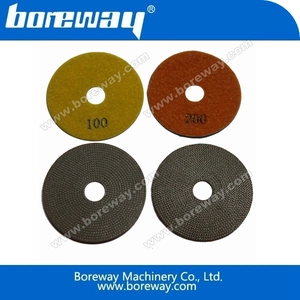 चीन 3 इंच electroplated चमकाने पैड उत्पादक