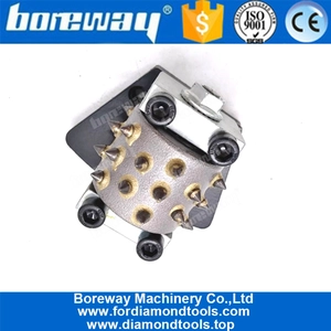 China 30S Trapez Bush Hammer Roller mit Unterstützung Hersteller