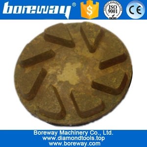 China 3inch 80mm 3 steps wet use diamond floor polishing pads manufacturer