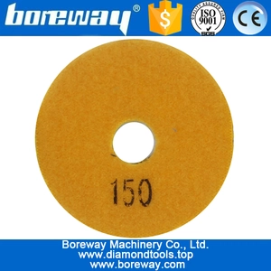 China 3inch 80mm 7 steps sprial type wet use diamond polishing pads manufacturer