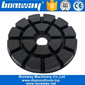 China 4 Inch Floor Renovate Diamond Resin Bond Polishing Pads For Stone Concrete manufacturer