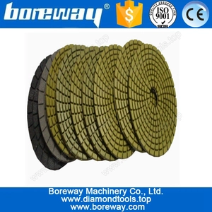 चीन 4 इंच सर्पिल ओलीवाइन चमकाने उत्पादक