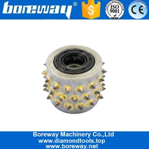 中国 粉砕のためのサポートのない45歯のダイヤモンドのブッシュのハンマーローラー メーカー