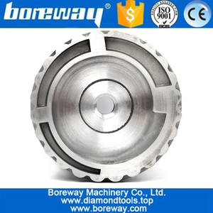 China 4 zoll 100mm Aluminium Snail Lock Backer Pad Für Diamantrand Polieren M14 5 / 8-11 Adapter Halter Hersteller