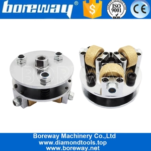 中国 ハンドヘルド機のための5インチ二重層真空ろう付けブッシュハンマープレート メーカー