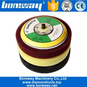 中国 6インチの車の泡のスポンジの磨くパッドおよび5インチの泡の裏当てのパッド メーカー