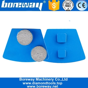 China Bestseller-Produkte Zwei runde Segment-Diamantschleifscheiben-Polierpads für STI-Schleifmaschinen Hersteller