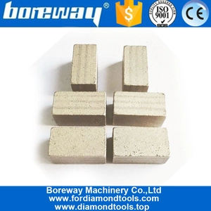 चीन Boreway कटिंग टूल्स 1600 मिमी डायमंड सेगमेंट फॉर कटिंग मार्बल ब्लॉक्स स्टोन उत्पादक